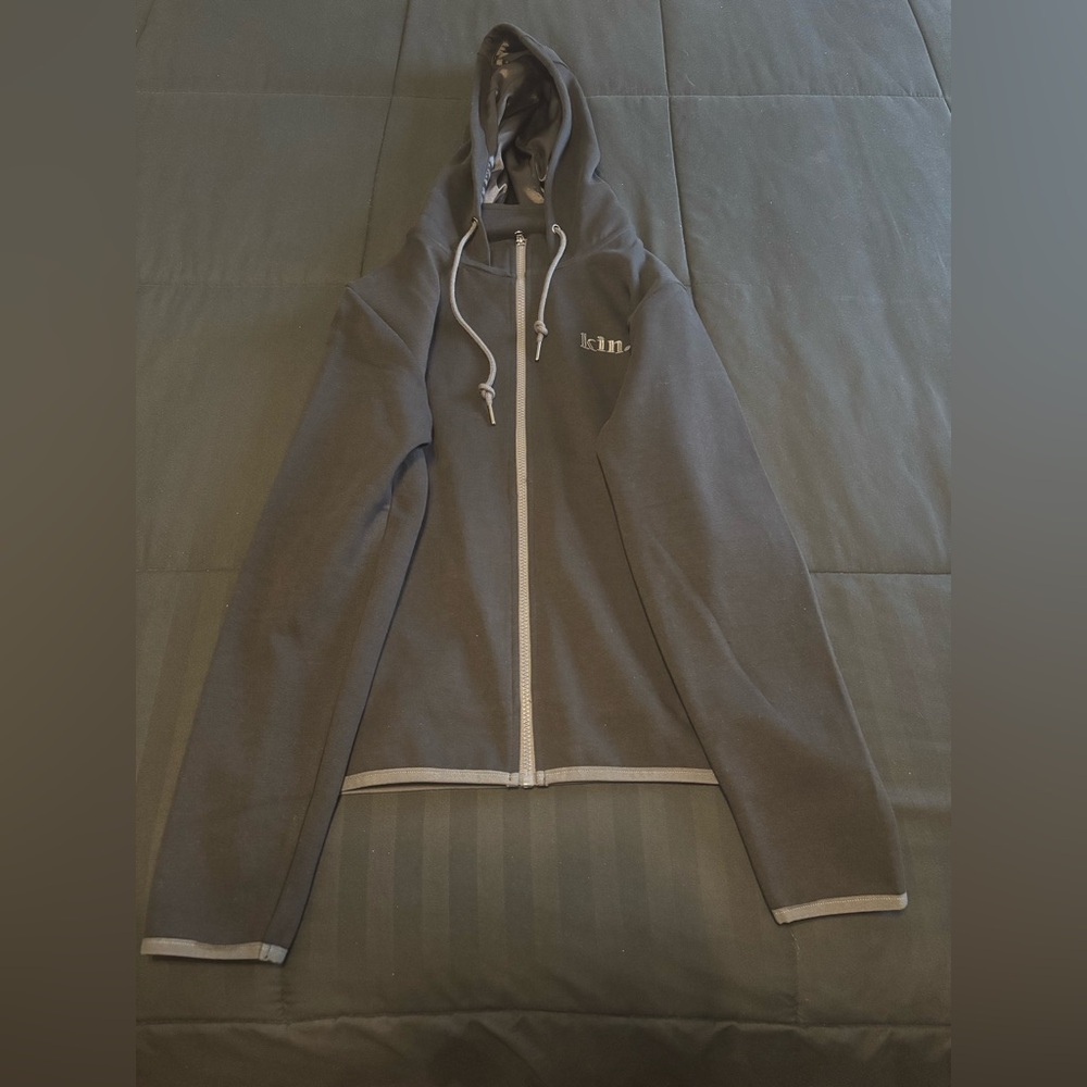 Black KIN Flex Zip Up Hoodie
